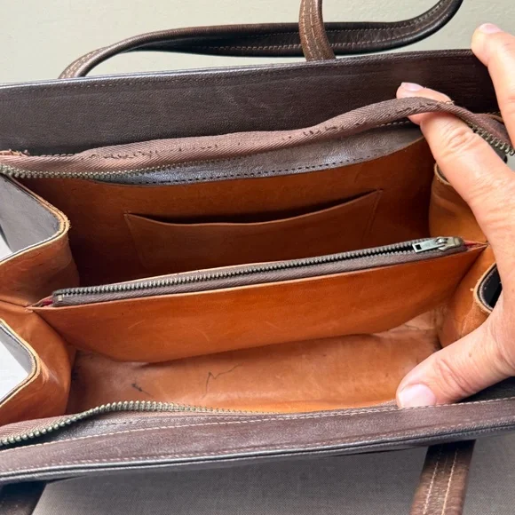 Vintage Mexican Tooled Leather Purse Mayan Calendar and Flowers - Picture 12 of 12